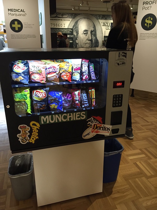 Vending machine for munchies. (Photo credit: Andrew Bender)