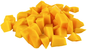 Mangoes go well with cannabis edibles.