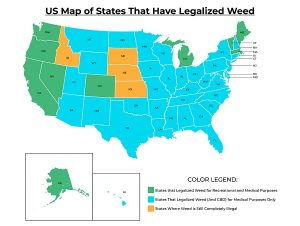 As time goes by, we notice a significant shift in cannabis legalization across all U.S. states.