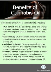 Benefits of Cannabis Oil